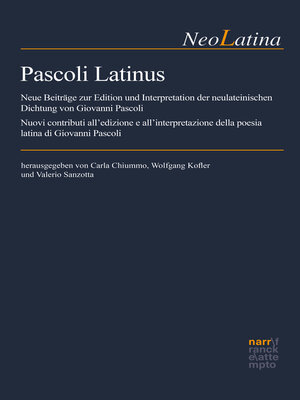 cover image of Pascoli Latinus